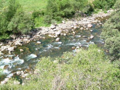The river rocks